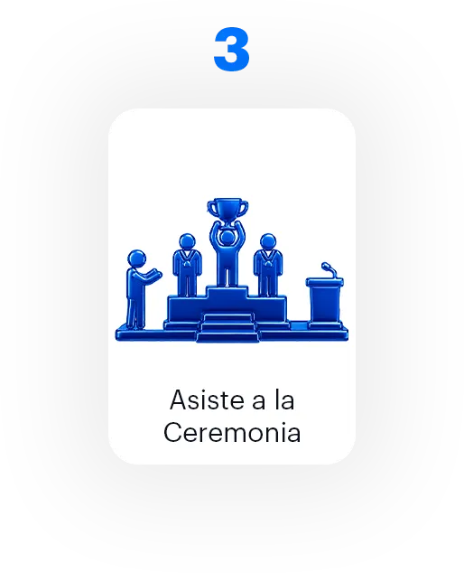 3. Asiste a la Ceremonia